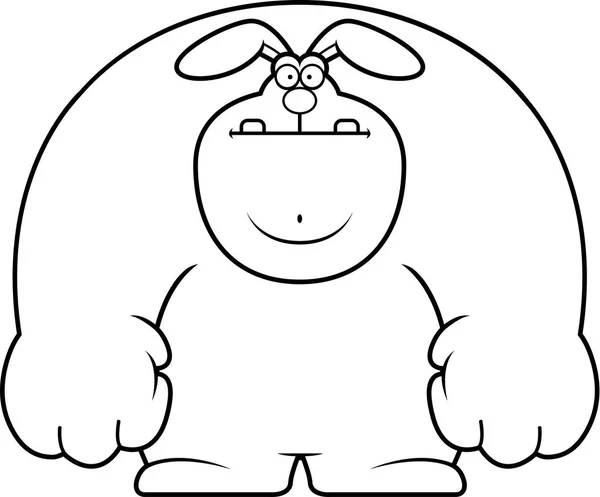 Desenhos animados Big Rabbit — Vetor de Stock