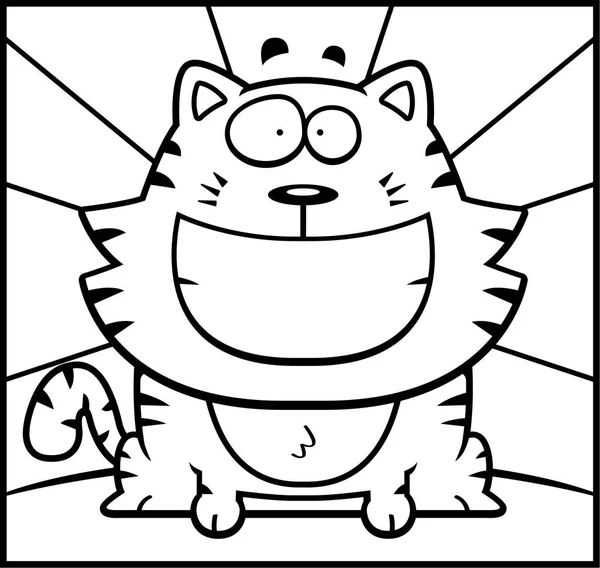 Download Angry cat coloring page | Angry cat cartoon coloring page ...