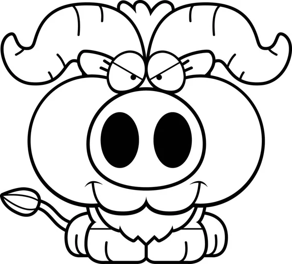 Caricature Sly Little Ox — Image vectorielle