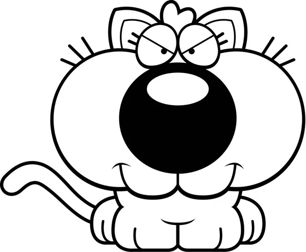 Cartoon Sly kattunge — Stock vektor