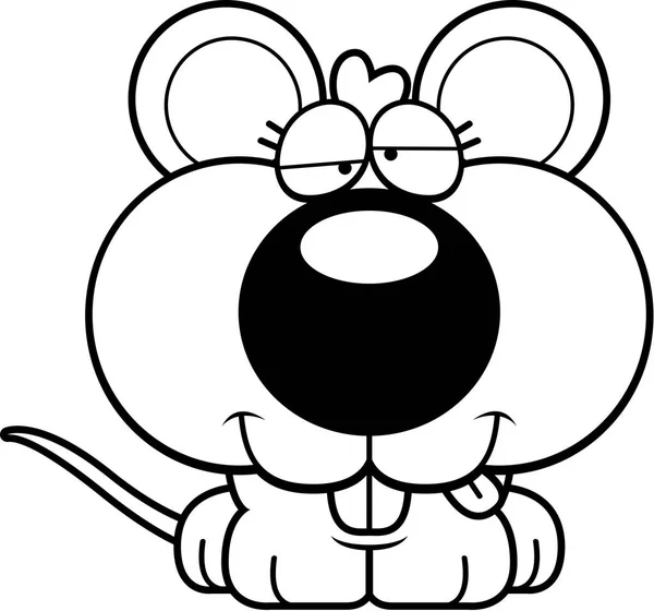Dessin animé Goofy Baby Mouse — Image vectorielle