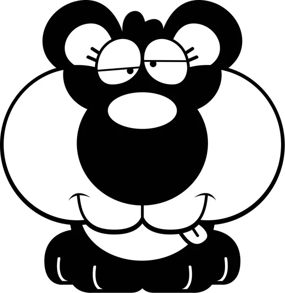 Детеныш Гуфи панда мультфильм — стоковый вектор