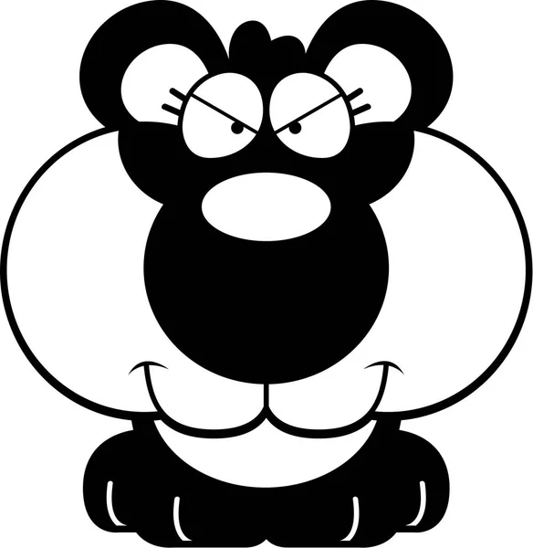 Мультфільм Sly панда дитинча — стоковий вектор