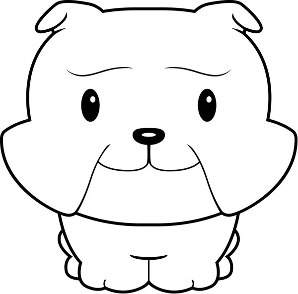 Cartoon Baby Bulldog — Vector de stoc