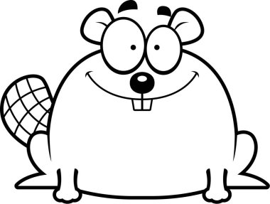 Gülümseyen küçük kunduz