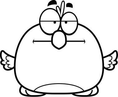 Sıkılmış küçük kuş