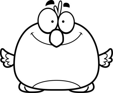 Gülümseyen küçük kuş