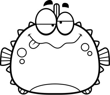 Sarhoş küçük Blowfish