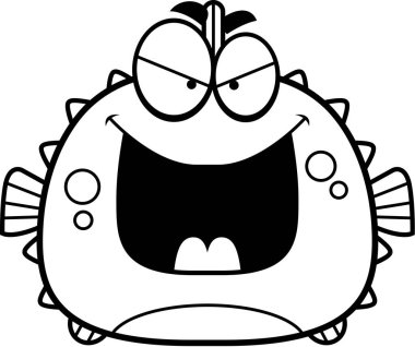 Kötülük küçük Blowfish