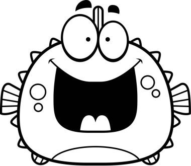 Mutlu küçük Blowfish