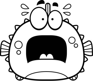 Korkmuş küçük Blowfish