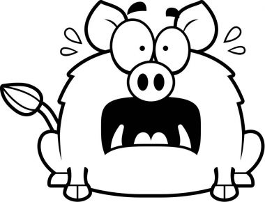 Küçük domuzu korkuttu