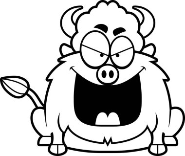 Kötü çizgi film Bison