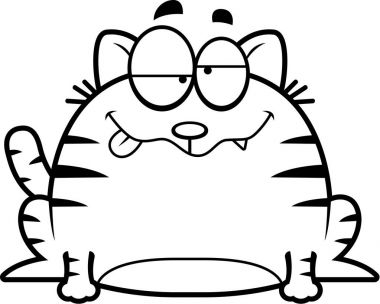 Sarhoş küçük kedi