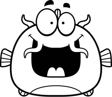 Mutlu küçük yayın balığı