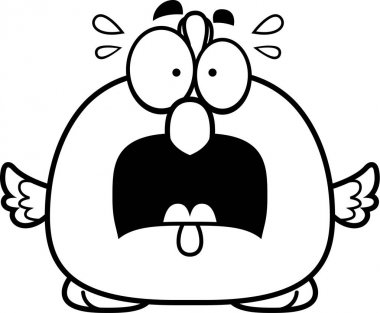 Korkmuş küçük tavuk