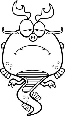 Üzgün çizgi film Çinli ejderha