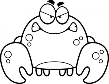 Kızgın küçük Yengeç