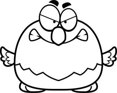 Kızgın küçük kel kartal