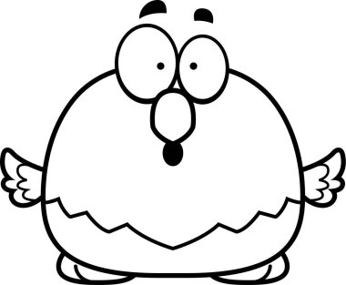 Sürpriz küçük kel kartal