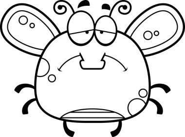 Üzgün küçük sinek