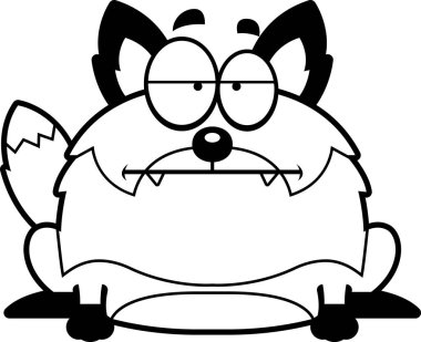 Sıkılmış karikatür Fox