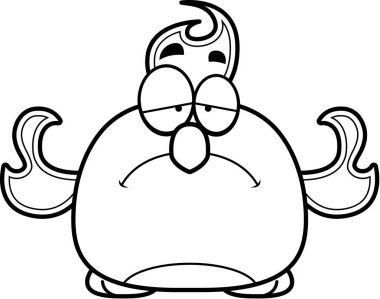 Üzgün küçük Phoenix