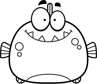 Gülümseyen küçük Piranha