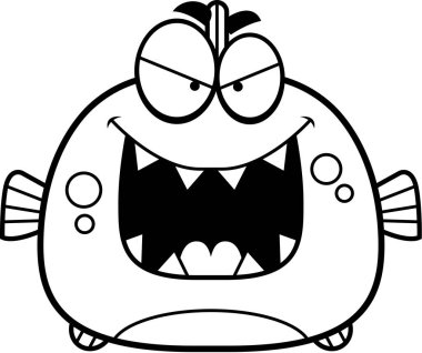 Kötülük küçük Piranha