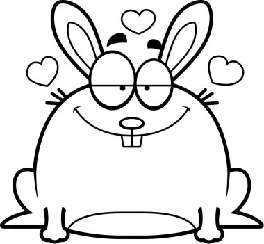 Aşık küçük tavşan