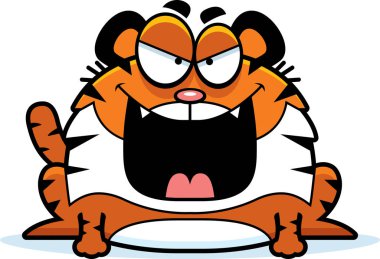 Kötü çizgi film kaplan