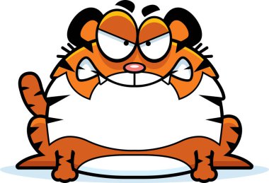 Kızgın çizgi film kaplan