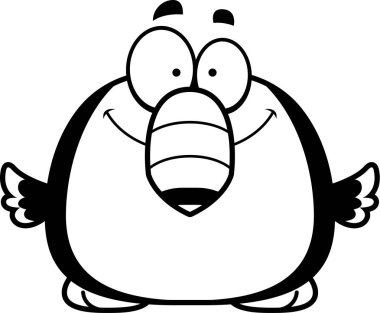 Gülümseyen küçük Toucan