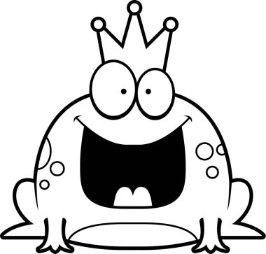 karikatür kurbağa prens