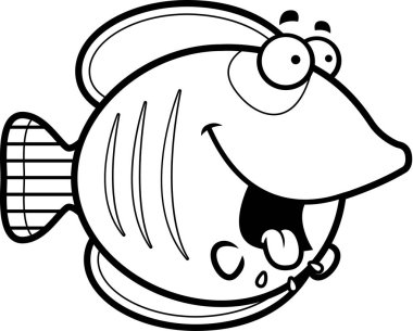 Aç karikatür Butterflyfish