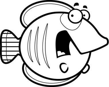 Korkmuş karikatür Butterflyfish