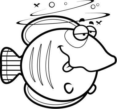 Çizgi film sarhoş Butterflyfish