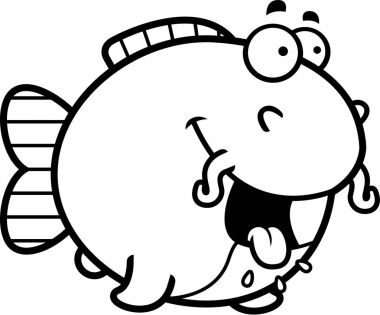 Aç çizgi film yayın balığı