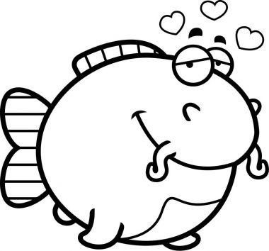 Çizgi film yayın balığı aşık