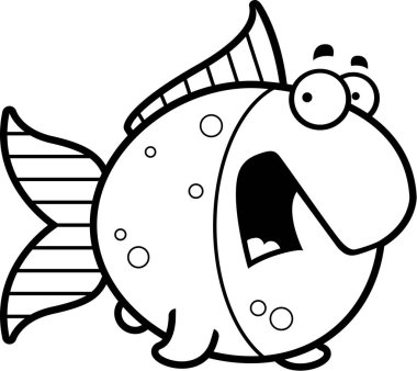 Korkmuş karikatür Goldfish