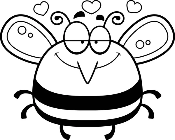 Little Bee w miłości — Wektor stockowy