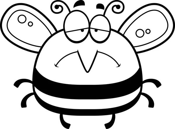 Печальная маленькая пчелка — стоковый вектор