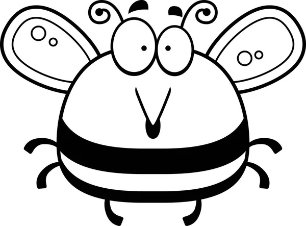 Pequena abelha surpresa — Vetor de Stock