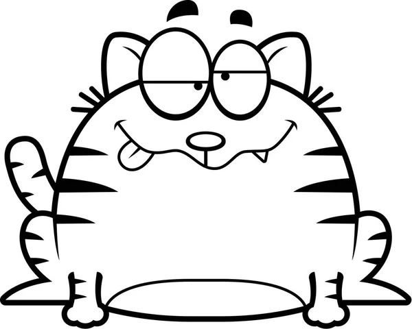 Petit chat ivre — Image vectorielle