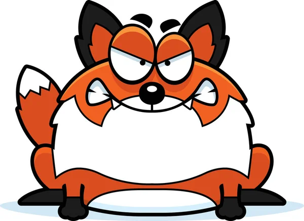 Raiva Cartoon Fox —  Vetores de Stock