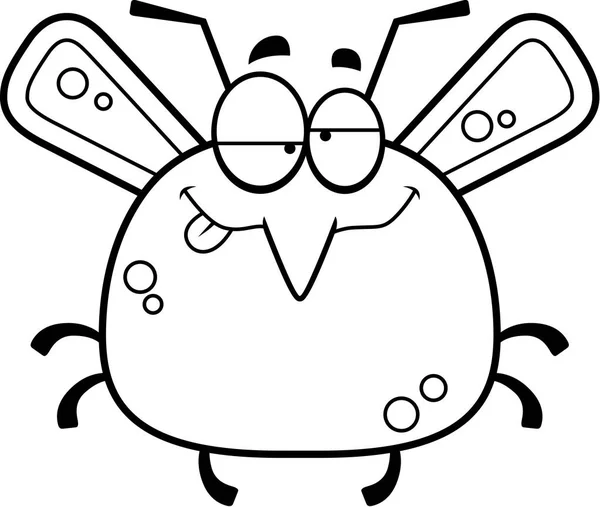 Petit moustique ivre — Image vectorielle