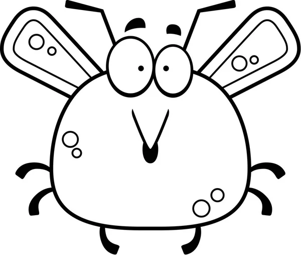 Surpris petit moustique — Image vectorielle