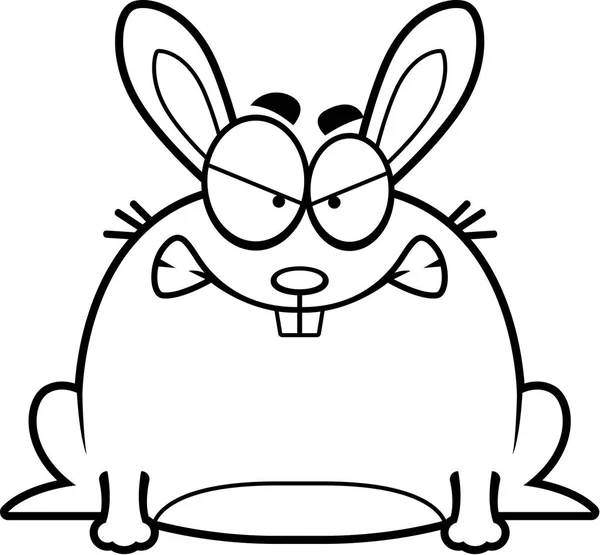 Mad маленький кролик — стоковий вектор