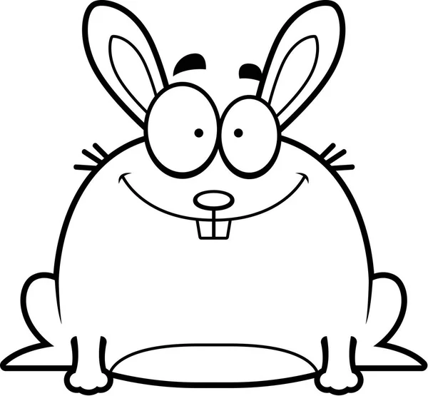 Petit lapin souriant — Image vectorielle