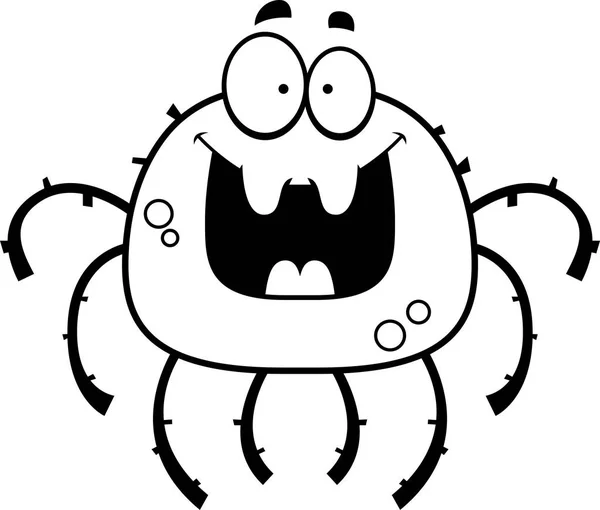 Szczęśliwy mały pająk — Wektor stockowy